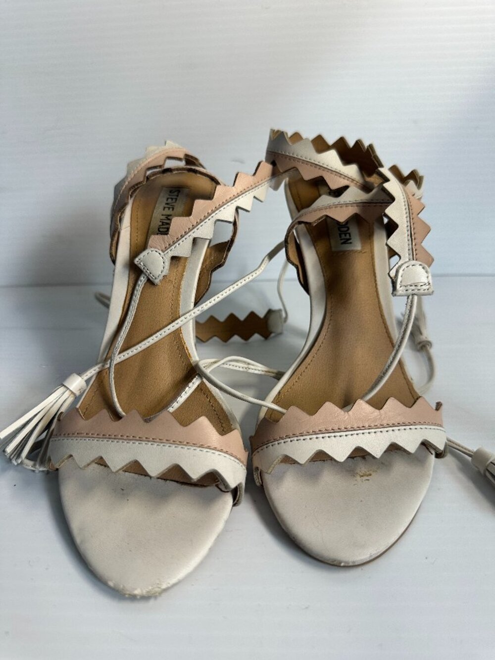 Steve Madden Leg wrap heels